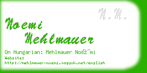 noemi mehlmauer business card